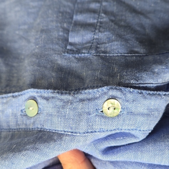 Jones New York 100% Linen Blouse - Picture 4 of 8